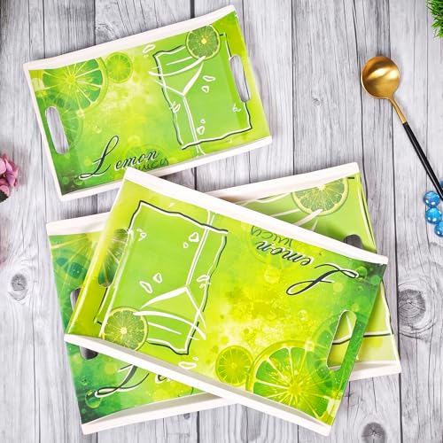 UPC U.P.C Tray Set for Serving, Tray for Multi-Use, Tray for Serving, Serving Tray Set of 3-(Small, Medium & Large) - Image 1
