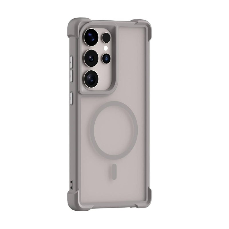 MagSafe Case | Strong Magnetic | Drop Protection | Shockproof Cover for Samsung Galaxy S24 | Gray - Image 1
