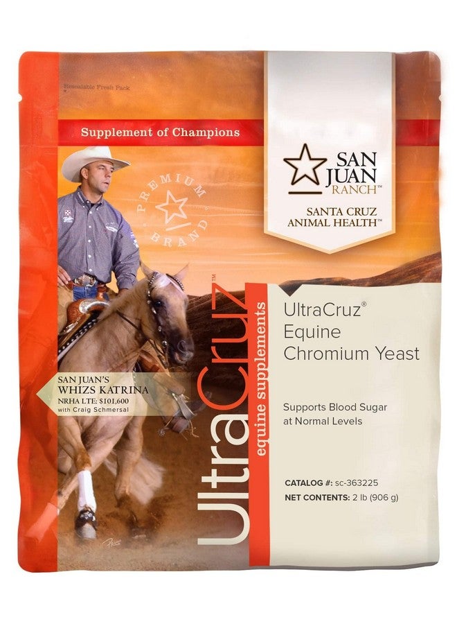 UltraCruz ألترا كروز - مكمل خميرة الكروم للخيول sc-363225، 2 رطل، مسحوق (454 يوم إمداد) - Image 1