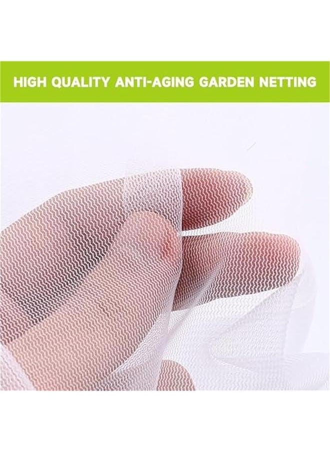 Generic - 4 Packs 2 Size Garden Plant Netting Blueberry Bushes Protection Netting Covers Bags, Tomato Fruit Trees Protective Cover Bags Plant from Insect Bird Eating （2 * 4.92x3.94 FT+2 * 3.3x2.63 FT） - Image 1