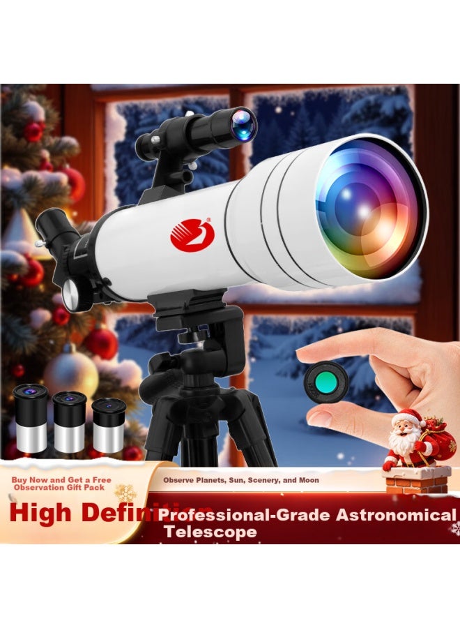 Eyebre Children's Educational Gift Professional Astronomical Telescope Large Aperture High-definition Imaging Viewing Moon Student Use - Image 1