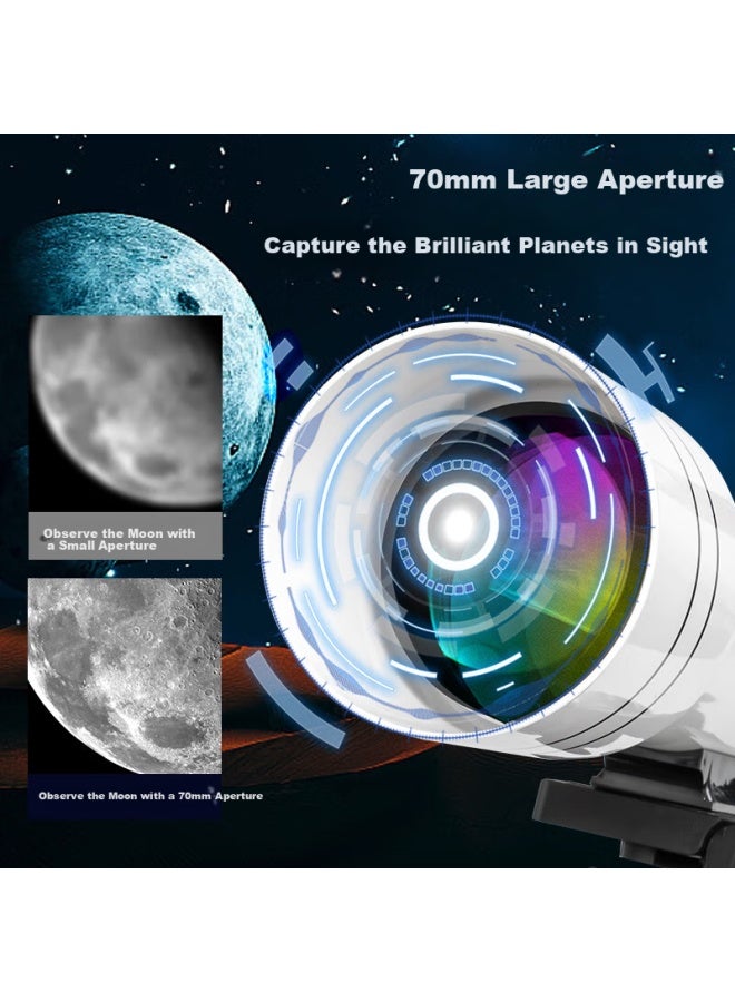 Eyebre Children's Educational Gift Professional Astronomical Telescope Large Aperture High-definition Imaging Viewing Moon Student Use - Image 4