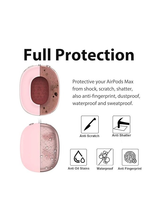 Generic - Case Cover Compatible with AirPods Max, Anti-Scratch Ear Pad Covers/Ear Cups Cover/Headband Cover for AirPods Max, Silicone Shockproof Accessories Cover Protector for AirPods Max - Image 1