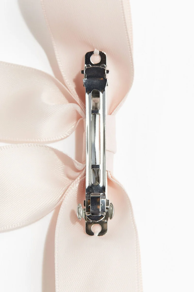 H&M Satin bow hair clip