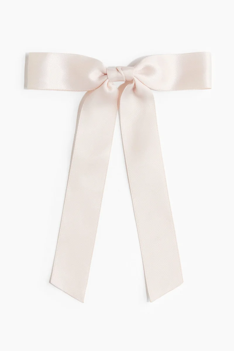 H&M Satin bow hair clip