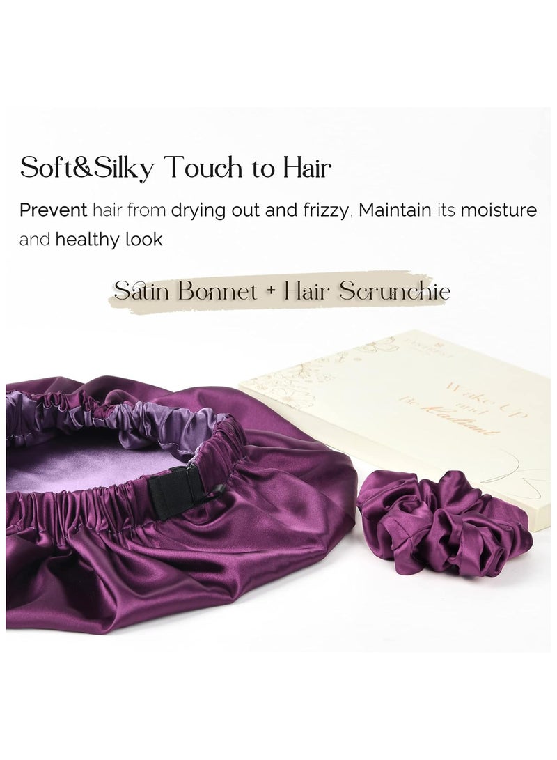 Totti Totti Satin Hair Bonnet For Sleeping, - Image 3