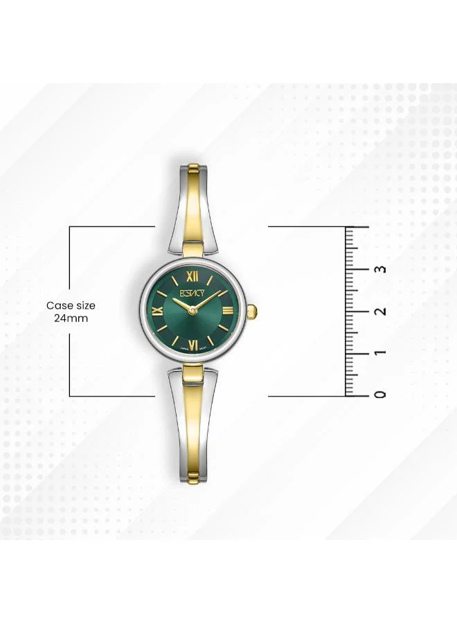 Ecstacy  Women's Stainless Steel Analog Watch E25509-TBTG - 24mm mm for Women | Best Price UAE