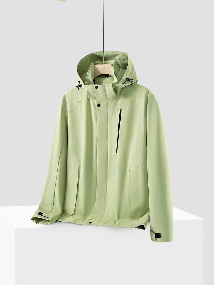 Camel Hjcamel Clothes Men'S 2025 Fashionable Detachable Cap Outdoor Waterproof Windproof Mountaineering Suit - Image 3