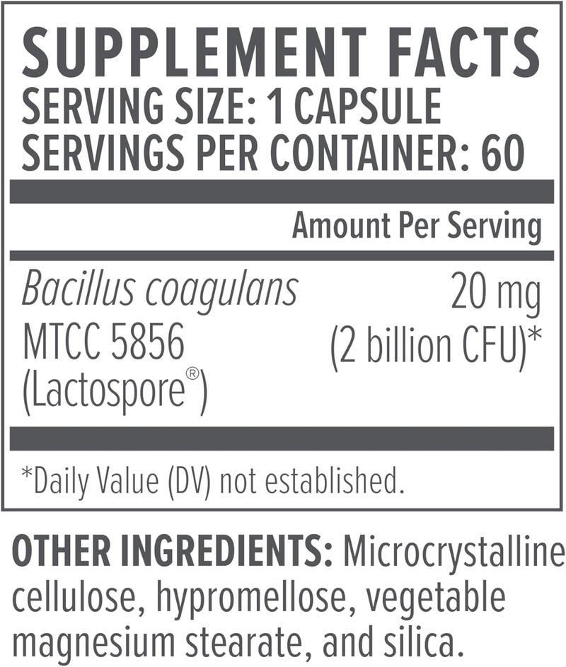 Biote Nutraceuticals  Bacillus COAGULANS  Gut  Digestive 60 Capsules - Image 4