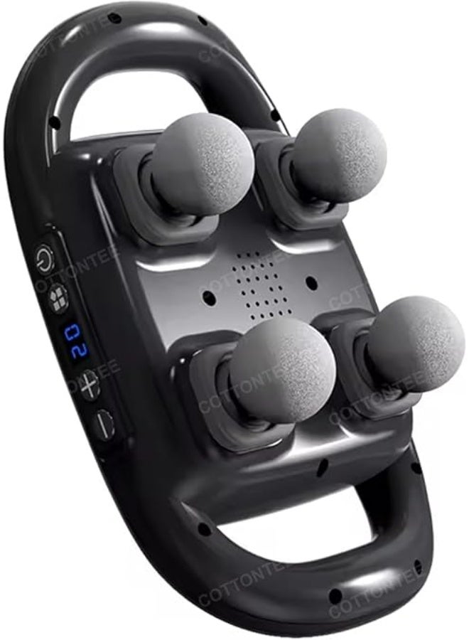 4-Head Deep Tissue Massage Gun – Muscle Massager with 20 Intensities & 6 Modes for Full-Body Pain Relief – Handheld Back, Neck & Shoulder Massager - Image 1