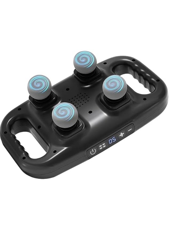 4-Head Deep Tissue Massage Gun – Muscle Massager with 20 Intensities & 6 Modes for Full-Body Pain Relief – Handheld Back, Neck & Shoulder Massager - Image 4