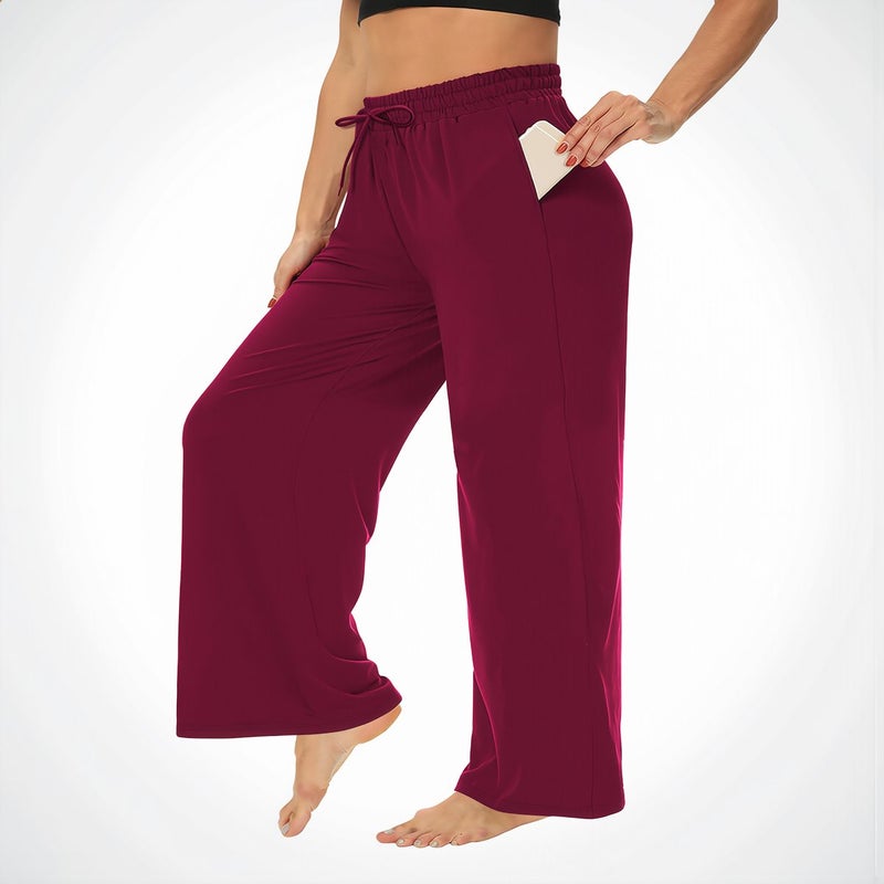 Stress Free Women Casual Pants No Tight Waist Breathable Non Slip Pockets No Fray No Slipping - Image 2