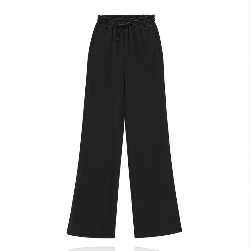 Stress Free Women Casual Pants No Tight Waist Breathable Non Slip Pockets No Fray No Slipping - Image 1