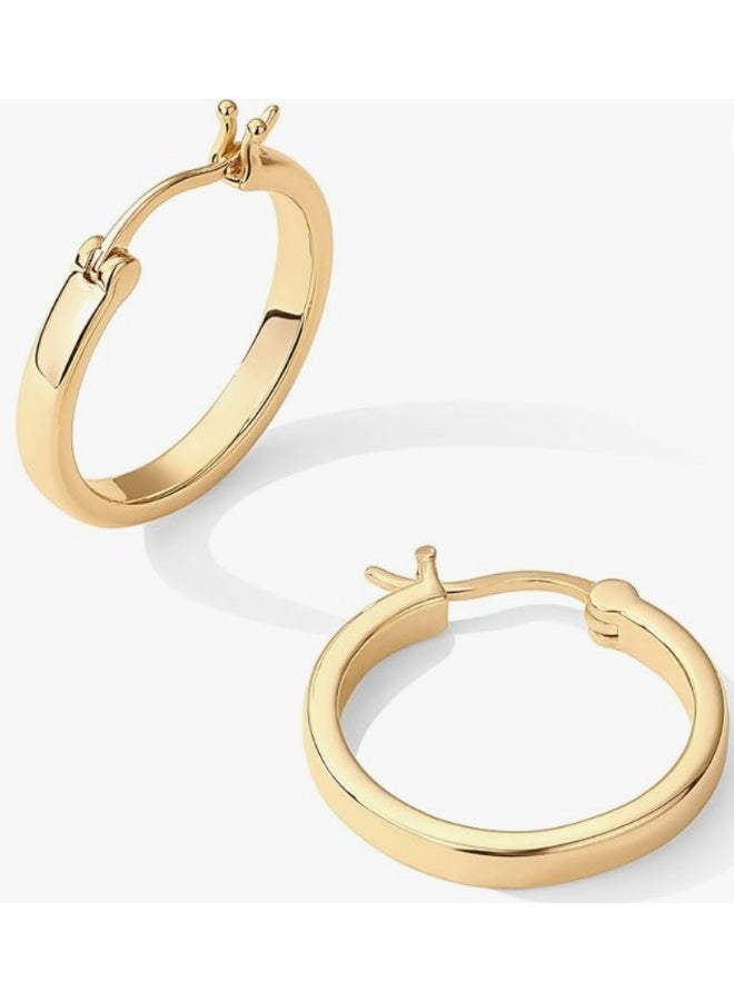 Gold Hoop Earrings - Image 2