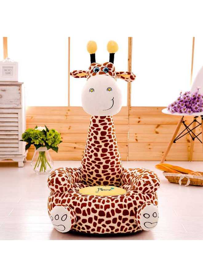 Children's Sofa Baby Seat Kindergarten Stool Cartoon Giraffe Tatami Sitting Stool Children's Photography Gift Free Shipping-Specification:Style + With Zipper-Color:Blue Stitch 50*50cm - Image 2