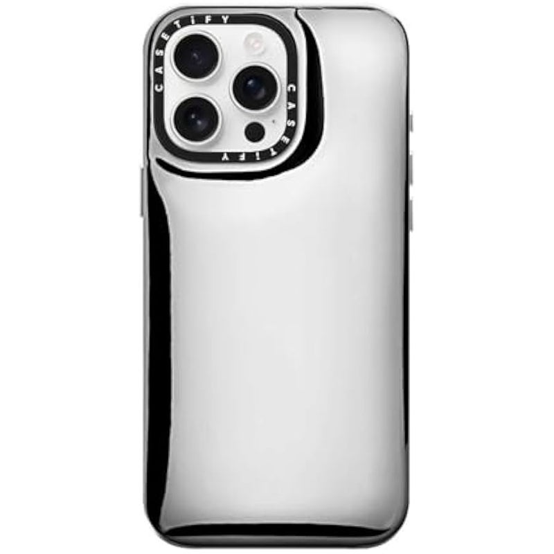 Casetify Pillow iPhone 16 Pro Max Case 【Water Resistant Material / Y2K Inspired】 - Silver - Image 1