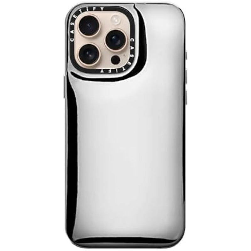 Casetify Pillow iPhone 16 Pro Max Case 【Water Resistant Material / Y2K Inspired】 - Silver - Image 4