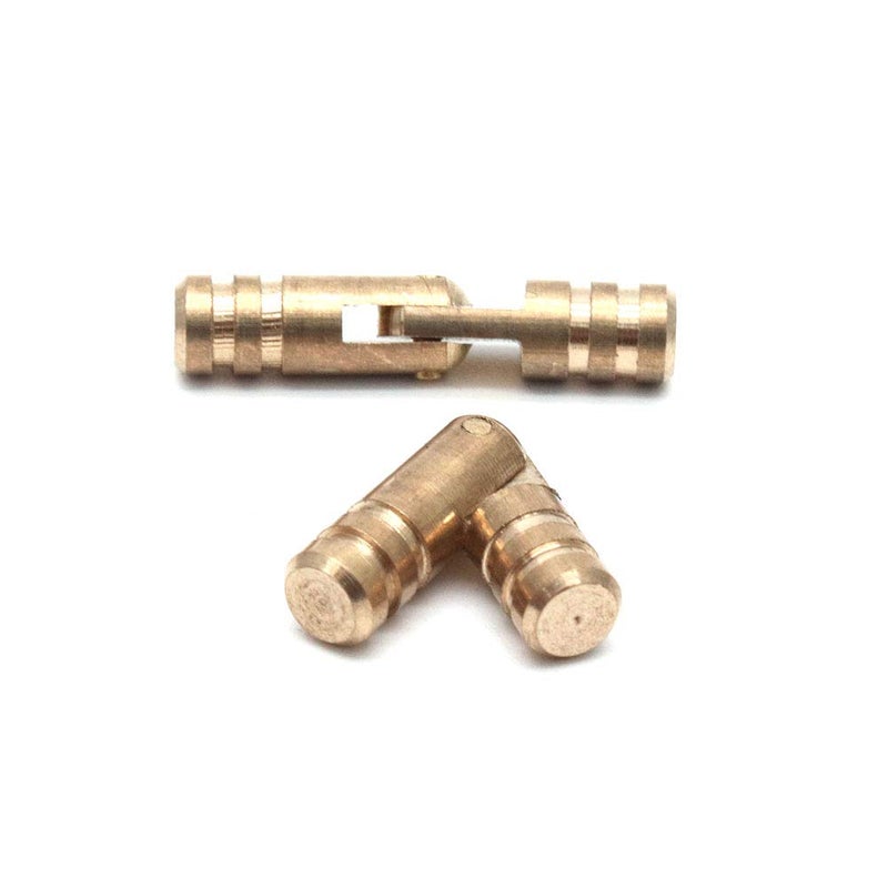 BTMB BTMB Brass Hidden Hinge Barrel Hinge DIY Jewelry Box Hand Craft 20pcs 5x25mm  - Image 2