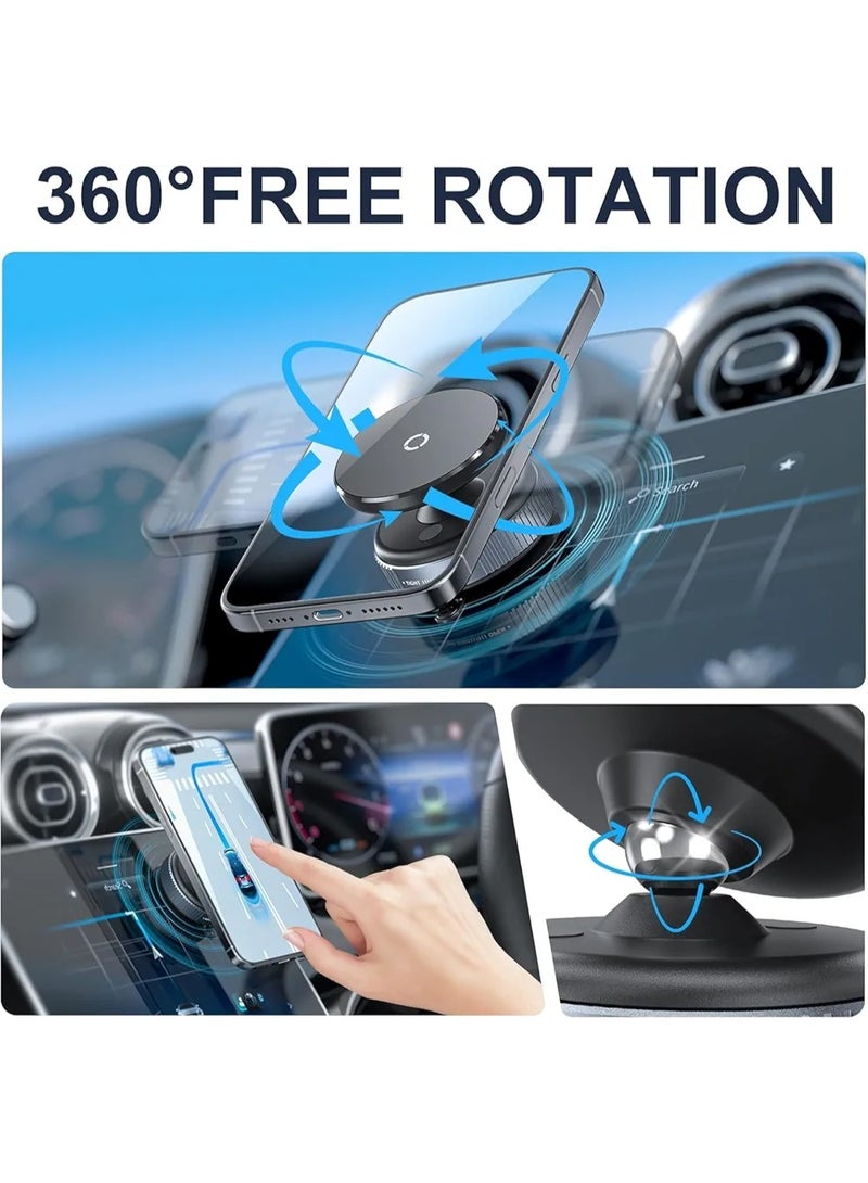 Car Phone Holder Magnetic Vacuum Suction 360° - Image 5