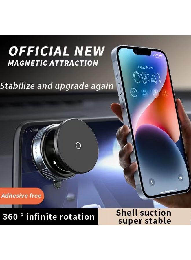 Car Phone Holder Magnetic Vacuum Suction 360° - Image 2