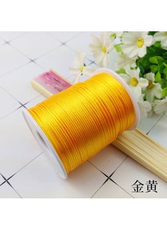 DIY Handcraft Knitting Cord Chinese Knot Bracelet Material 4 Golden