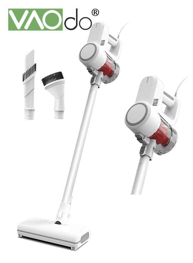 VAOdo Wired Vacuum Cleaner with 2 Suction Modes Max 1400Kpa With Round Brush and Long Mouth Brush Cleaner for Home Floor Carpet and Pet Hair - Image 1