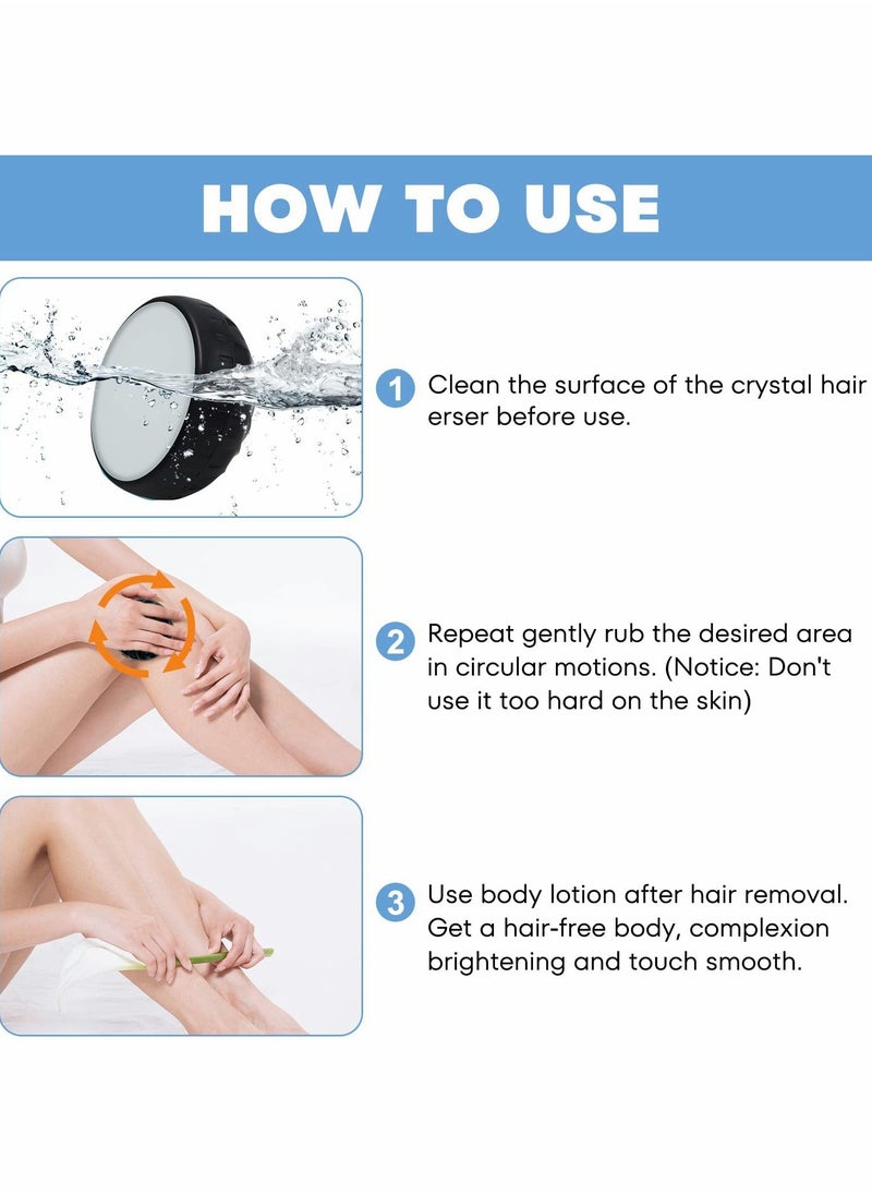 Excefore - Crystal Hair Eraser for Women and Men, Magic Painless Hair Remover, Exfoliation Hair Removal Tool - Image 1
