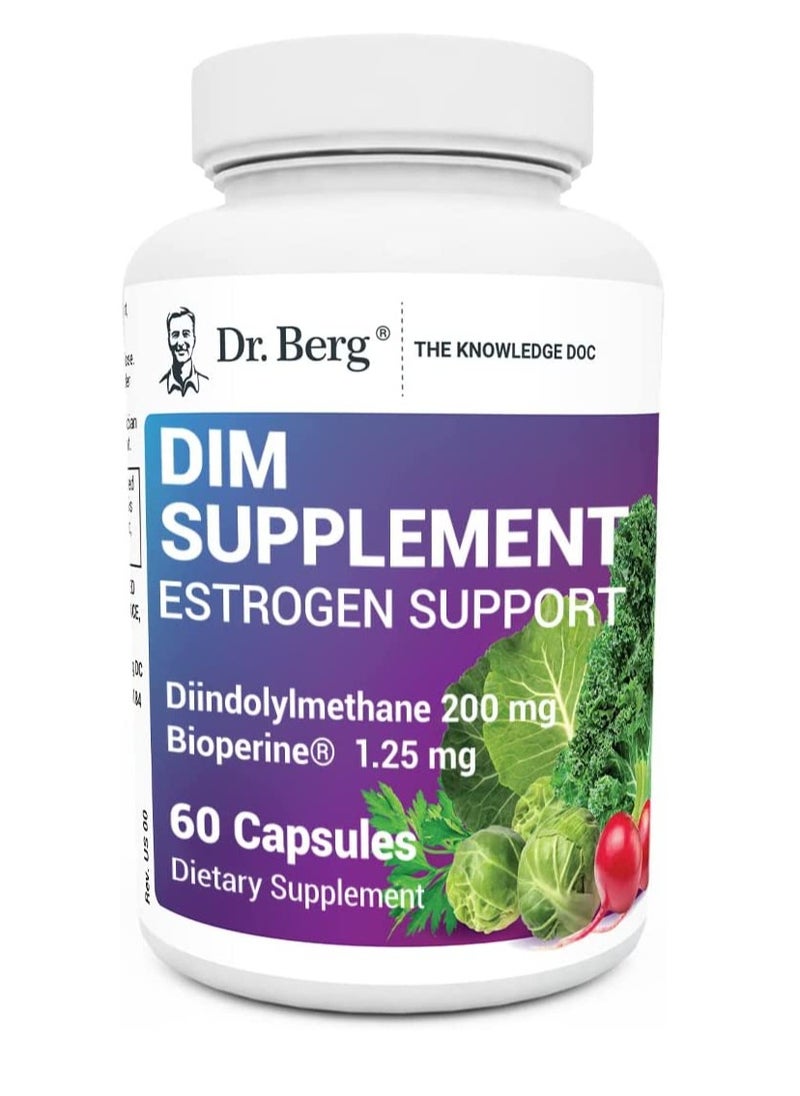 Dr. Berg Nutritional - Dr. Berg’s Estrogen Balance with DIM Diindolylmethane  for Women & Men - Image 1