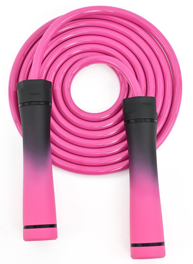 Coniflor Weighted Jump Rope for Women & Men - 1LB Heavy Adjustable Skipping Rope, 10mm PVC with Ball-bearing for Speed, Cardio, Boxing, CrossFit - Tangle Free, Home & Gym Workout Fitness - Image 1