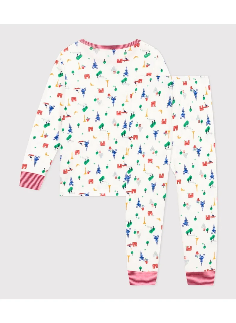 Petit Bateau Children's Paris Print Cotton Pyjamas