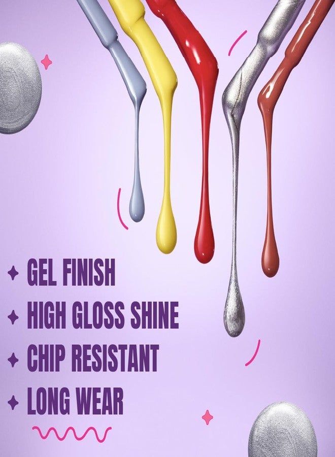 Elle 18 Nail Pop Gel Finish -G8 10ml - Image 2