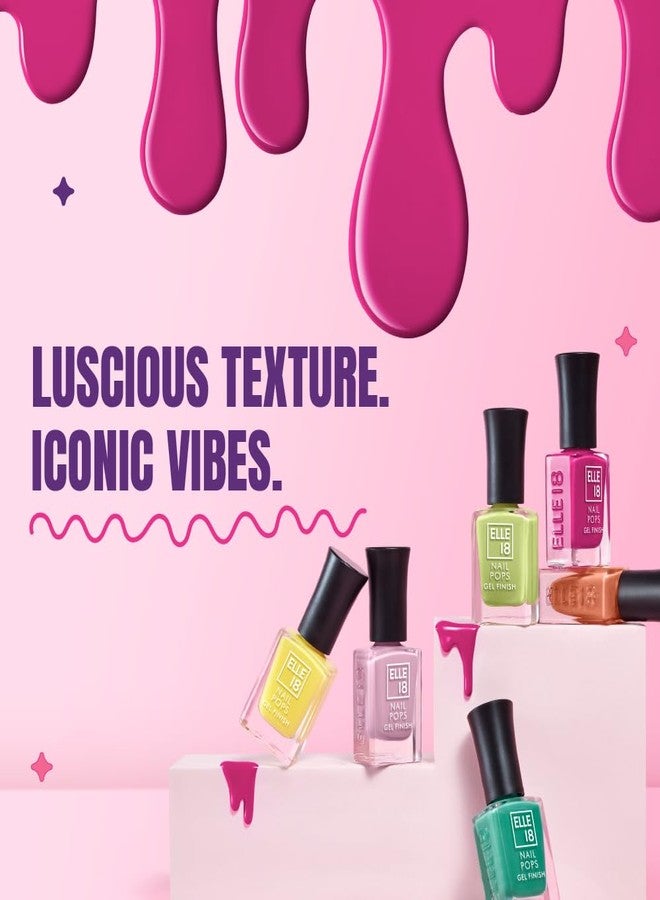 Elle 18 Nail Pop Gel Finish -G8 10ml - Image 3