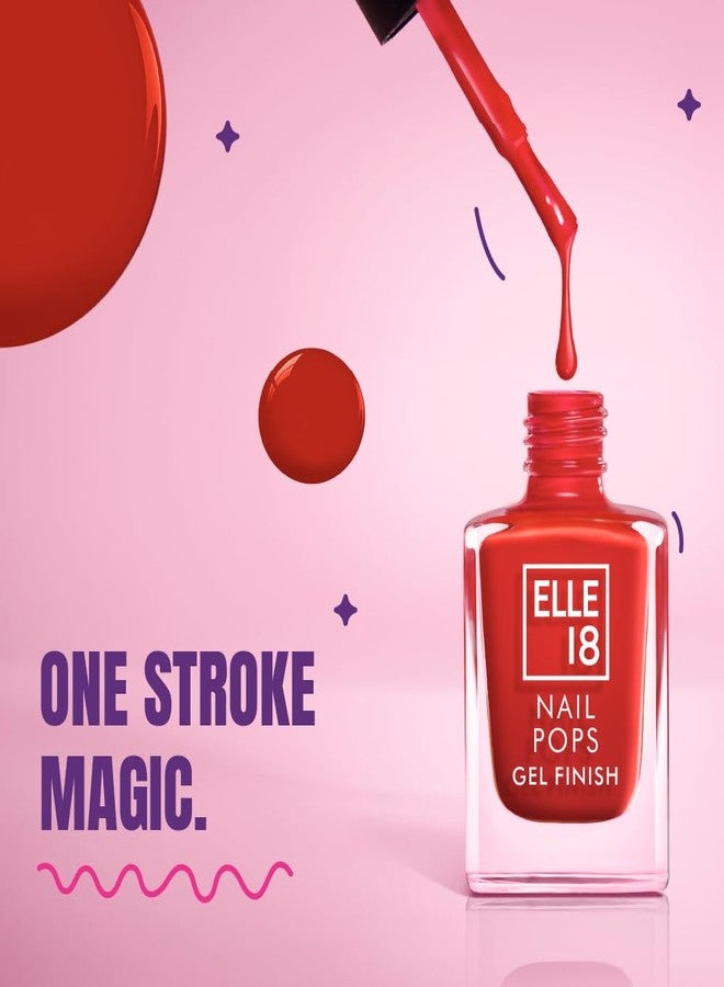 Elle 18 Nail Pop Gel Finish -G8 10ml - Image 4