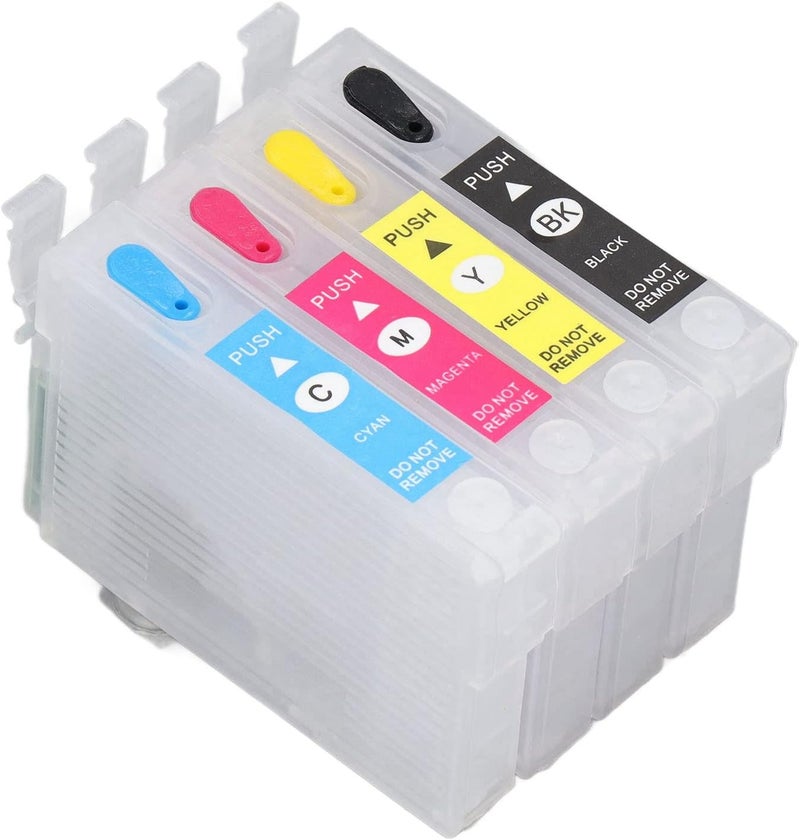 خرطوشة حبر، من مادة البولي بروبيلين (PP) بأربعة ألوان وتحتوي على شريحة دائمة لطباعة الصور وأوراق الاختبار والوثائق: T1281، T1282، T1283، T1284 (T1291/T1292/T1293/T1294) - Image 5