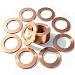 Dcoecue 15PCS Dcoecue 14mm Copper Oil Drain Plug Gasket 007603014106 Replacement - Image 2