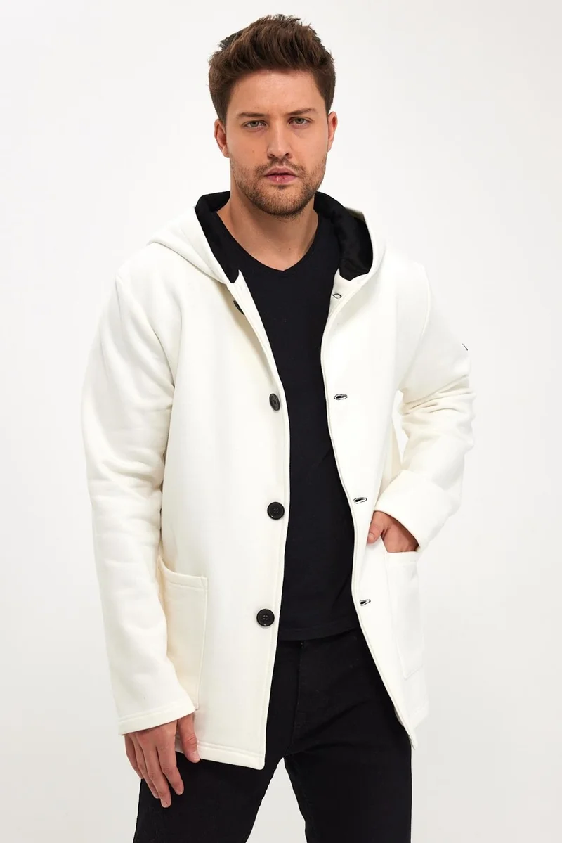 Alexander Gardi Alexandergardı Hooded Oversize Cardigan with Ribbon Inside (E23-607 03)