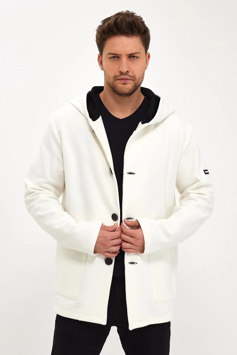 Alexander Gardi Alexandergardı Hooded Oversize Cardigan with Ribbon Inside (E23-607 03)