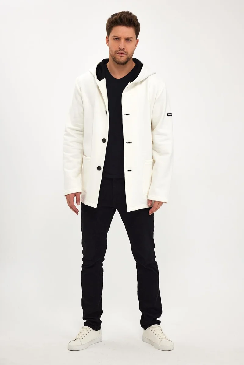 Alexander Gardi Alexandergardı Hooded Oversize Cardigan with Ribbon Inside (E23-607 03)