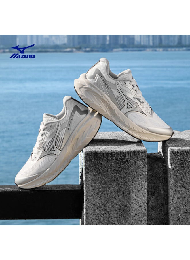 Mizuno أحذية الجري الرياضية ميزونو للرجال والنساء، أحذية جري احترافية بsole سميك لامتصاص الصدمات والارتداد أسترو X - Image 1