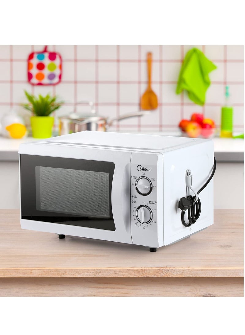 Y&D 6 Pcs Cord Bundlers Organizer for Appliances, Self Adhesive Kitchen Appliance Wrapper Sticky Silicone Holder Cable Data Cable, Air Fryer, Toaster (Black, White, Gray) - Image 2