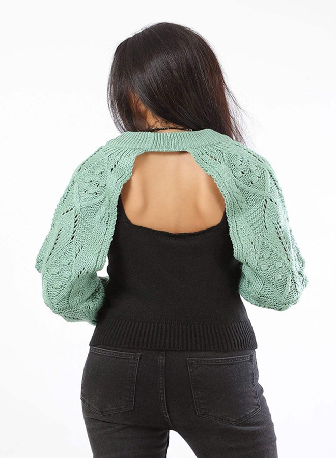 Carina Pointelle Detachable Sleeves - Image 3