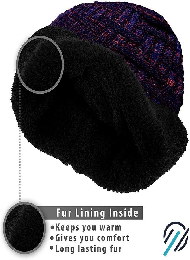 DIGITAL SHOPEE Store DIGITAL SHOPEE Stylish Soft Quality Winter Warm Woolen Cap for Women/Girls/Ladies - (Maroon) - Image 1