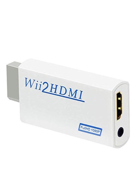 Wii to HDMI 720P / 1080P HD Output Converter Adapter with 3.5mm Audio Video Output Supports All Wii Display Modes Compatible For Nintendo Wii Game Accessory