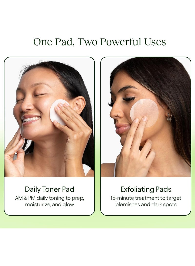 JiYu Korean Anti-Aging Toner Pads Dark Spots & Wrinkles - Moisturizer with Snail Mucin, Centella Asiática, Niacinamide, Peptides - For Polished and Young Skin - 100 Count - Image 4