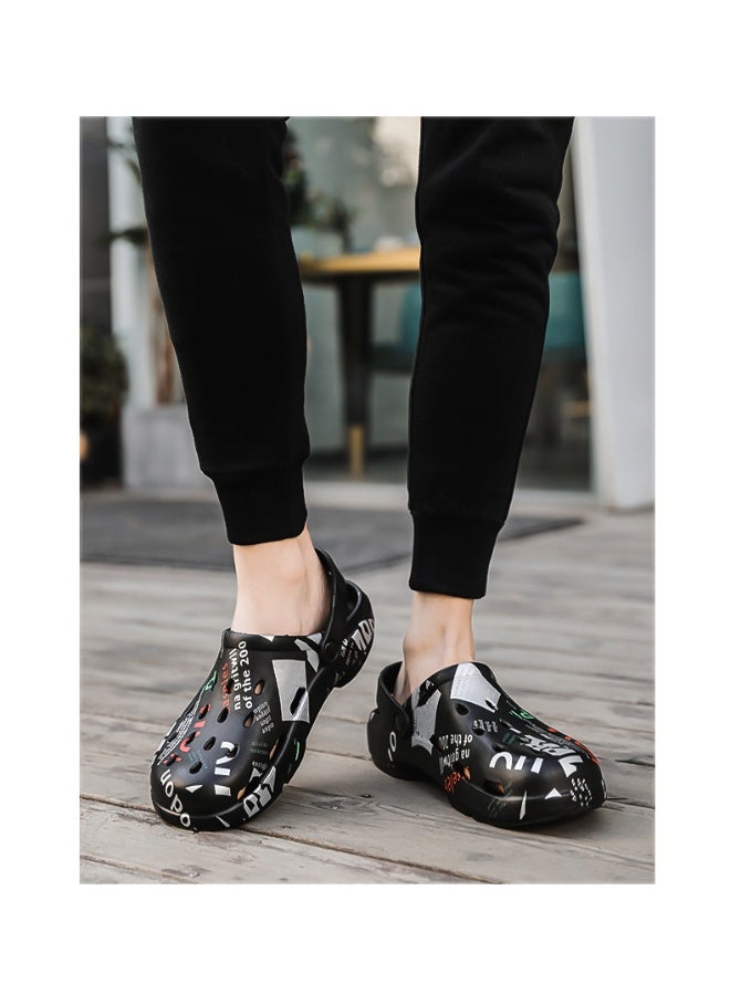 NIBEMINENT Lightweight  Mens Summer Sandals Mens Casual Shoes Cave Shoes Couples Home Gardening Outdoor Mens Beach Flats Slippers - Image 4