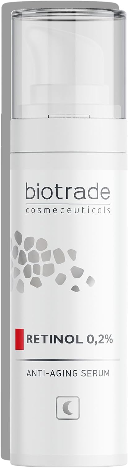 Biotrade Retinol 02 AntiAging Serum for All Skin Types Retinol Serum for Face to Reduce Acne Scars Hyperpigmentation and Stimulates Collagen Synthesis 30ml