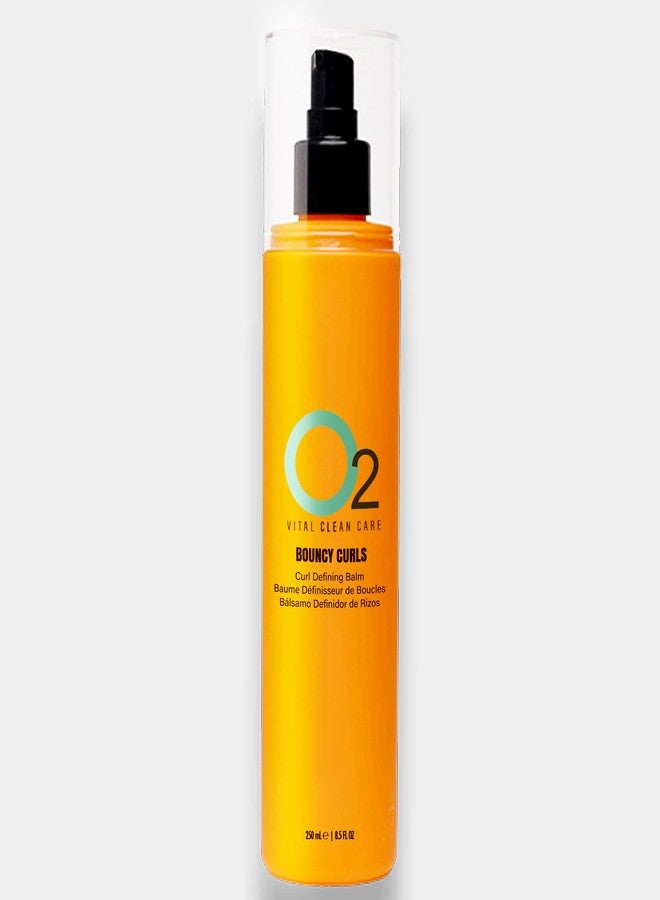 O2 Bouncy Curls Defining Hair Balm – Curly Hair Balm for Natural Waves and Curls, Enhances, Nourishes, and Adds Volume for Smooth, Frizz-Free, Defined Styles, 250 mL, 8.5 oz - Image 1