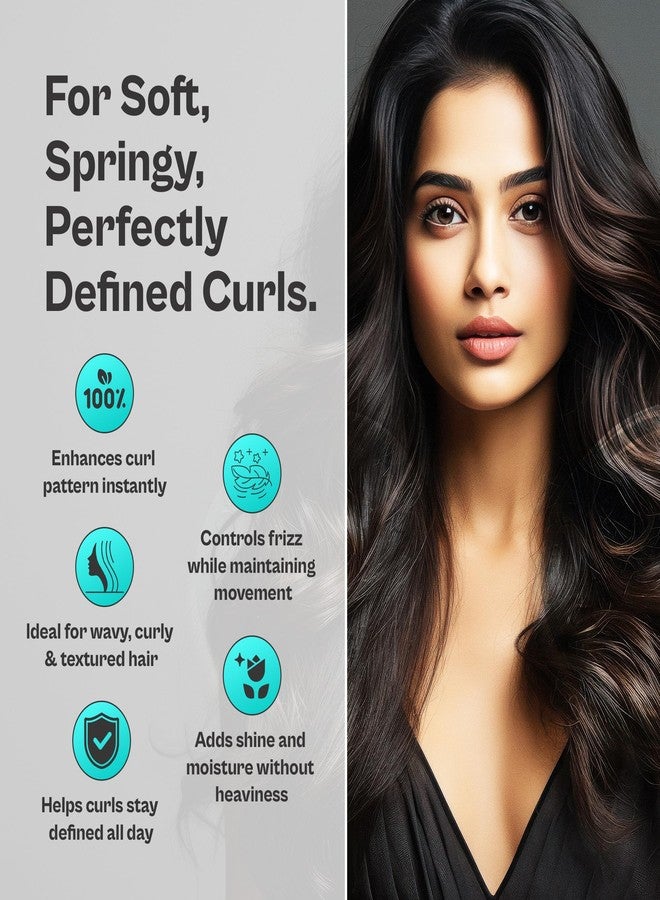 O2 Bouncy Curls Defining Hair Balm – Curly Hair Balm for Natural Waves and Curls, Enhances, Nourishes, and Adds Volume for Smooth, Frizz-Free, Defined Styles, 250 mL, 8.5 oz - Image 3