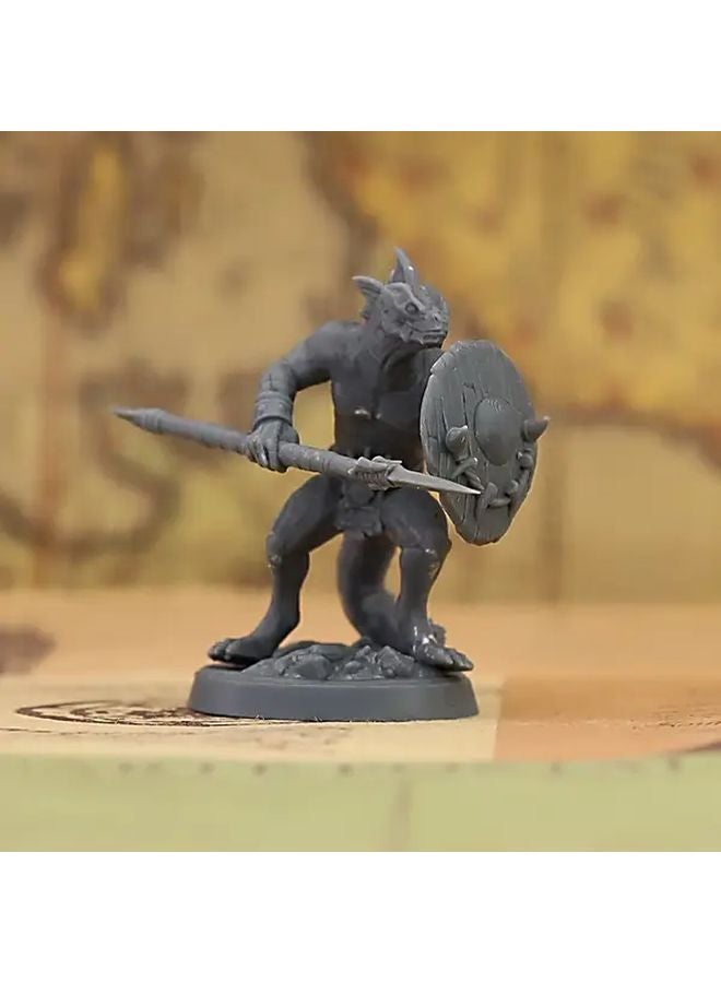 Lizardman Warrior Miniature ABS Tabletop Role Playing Game Figure Fantasy RPG Gift - Image 2