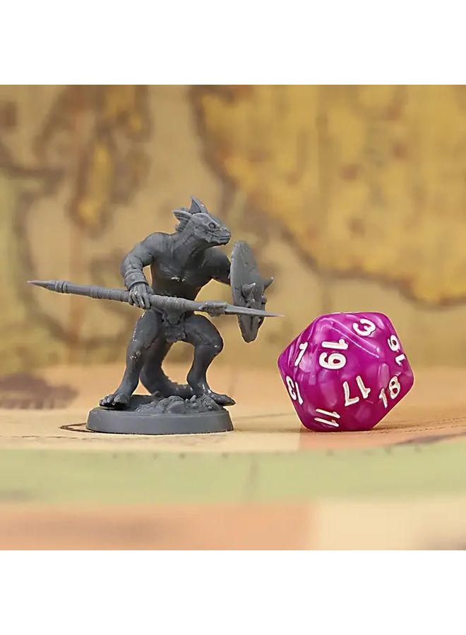 Lizardman Warrior Miniature ABS Tabletop Role Playing Game Figure Fantasy RPG Gift - Image 4